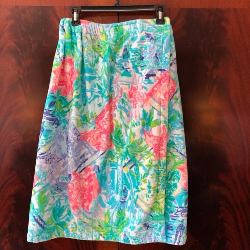 Lilly pulitzer towel wrap